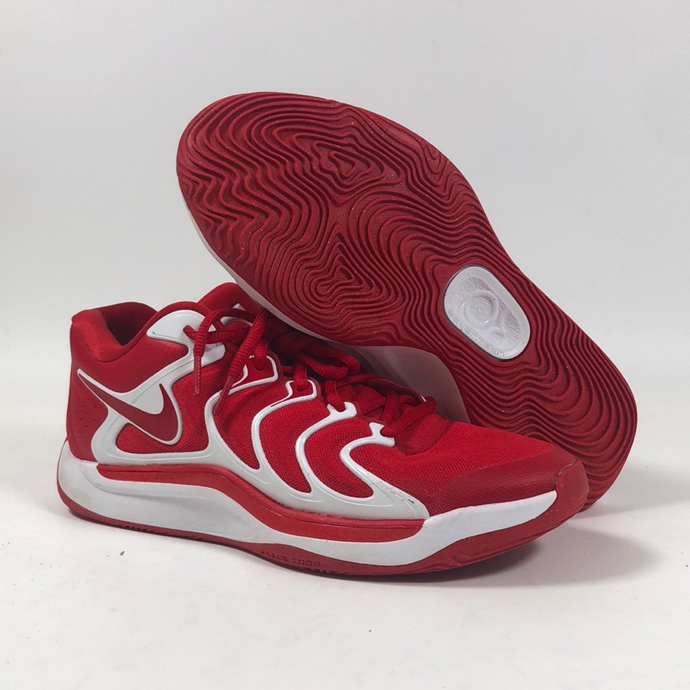 Mens Nike KD17 TB Red/White FV1307-600 NWOB - Picture 1 of 5